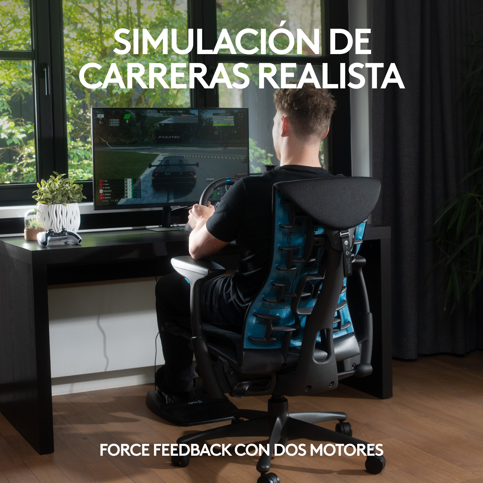 Volante y pedales Logitech G29 Playstation/PC