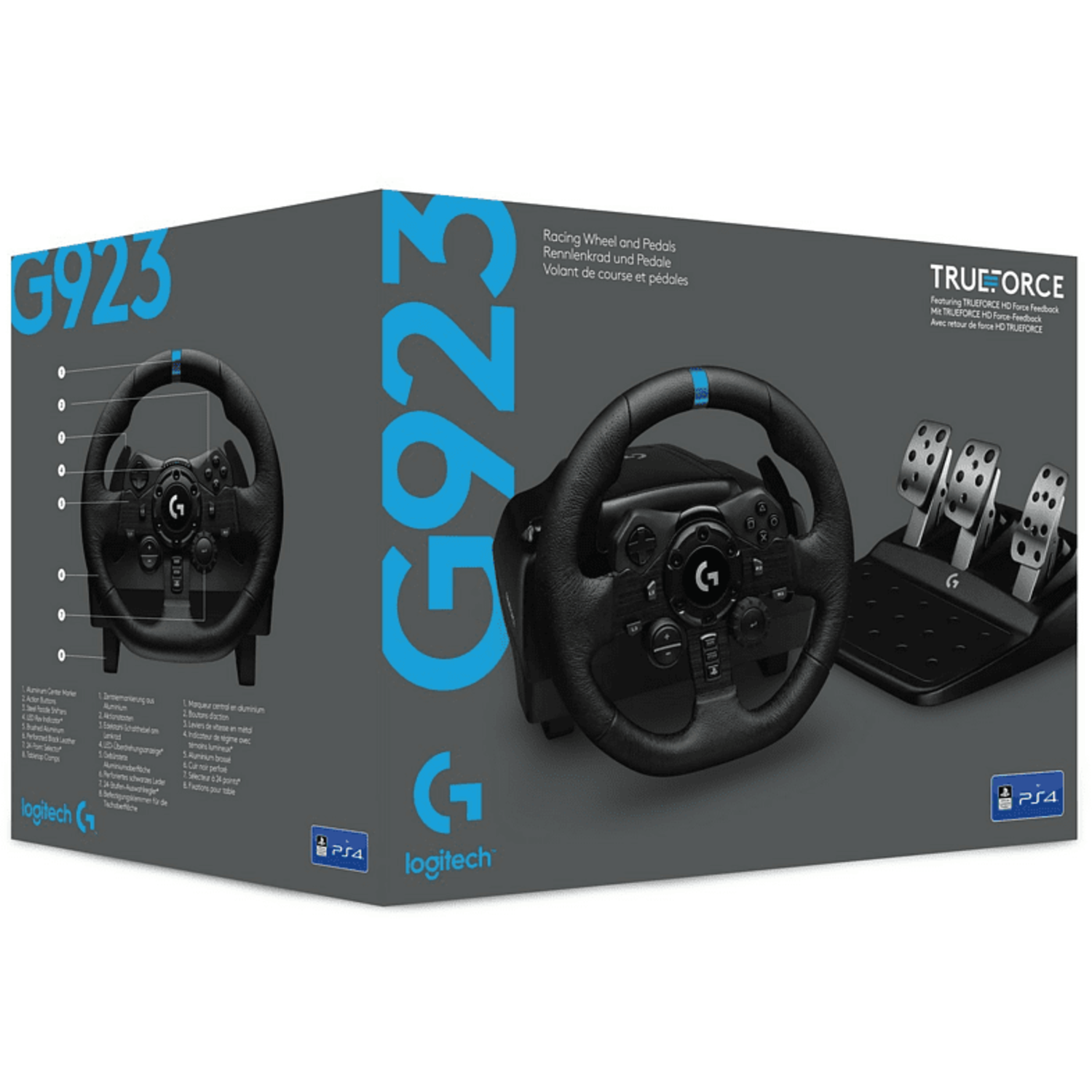 Volante Logitech G923 PS4 PC