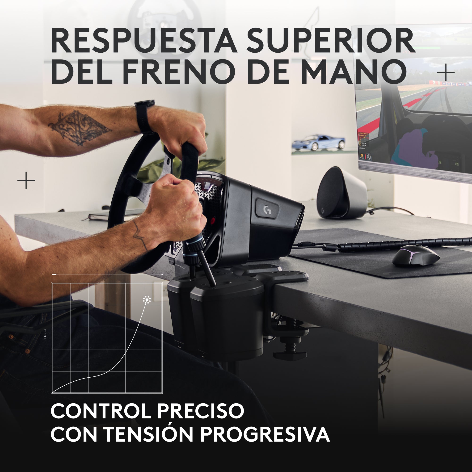 Palanca de cambios RS Shifter & Handbrake de Logitech G