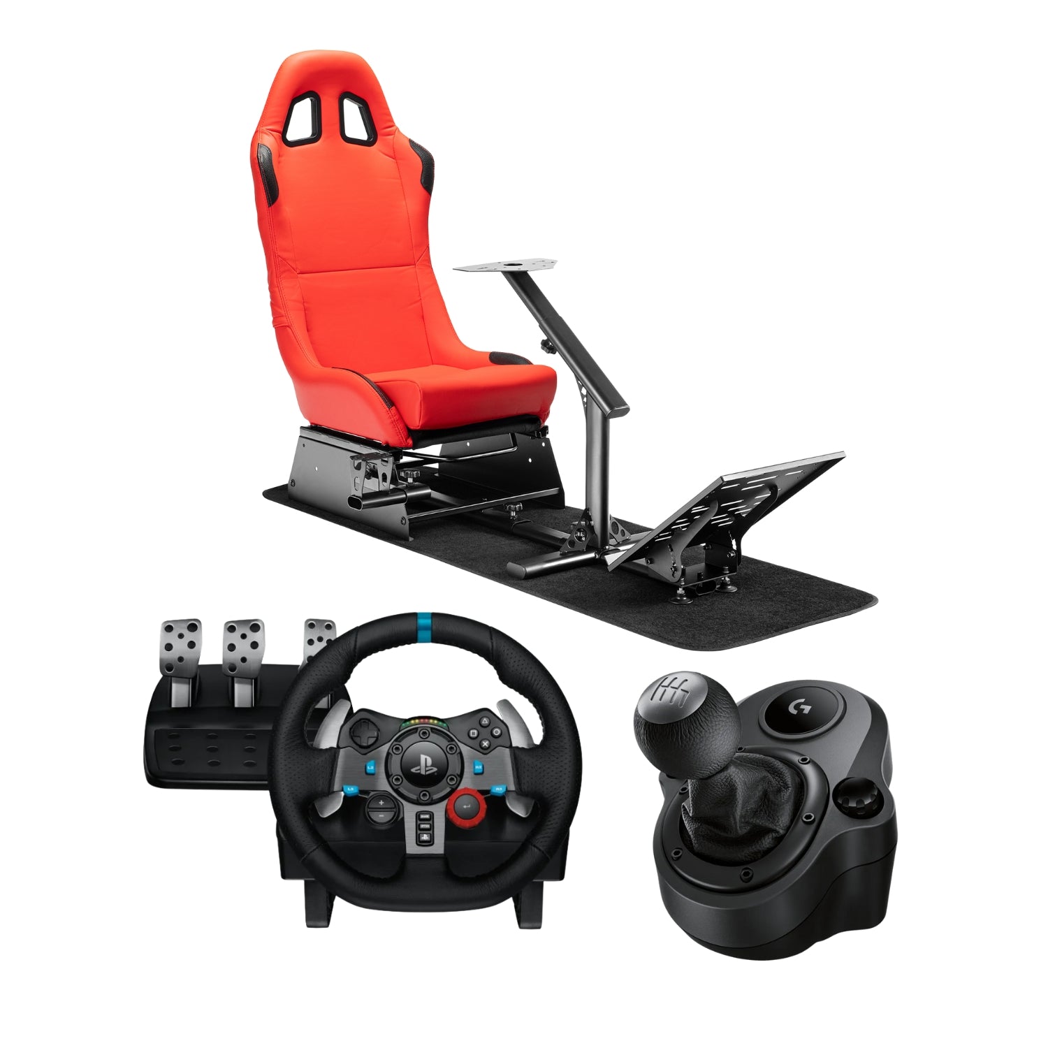 Pack Cockpit Turismo + Volante G29 + Shifter