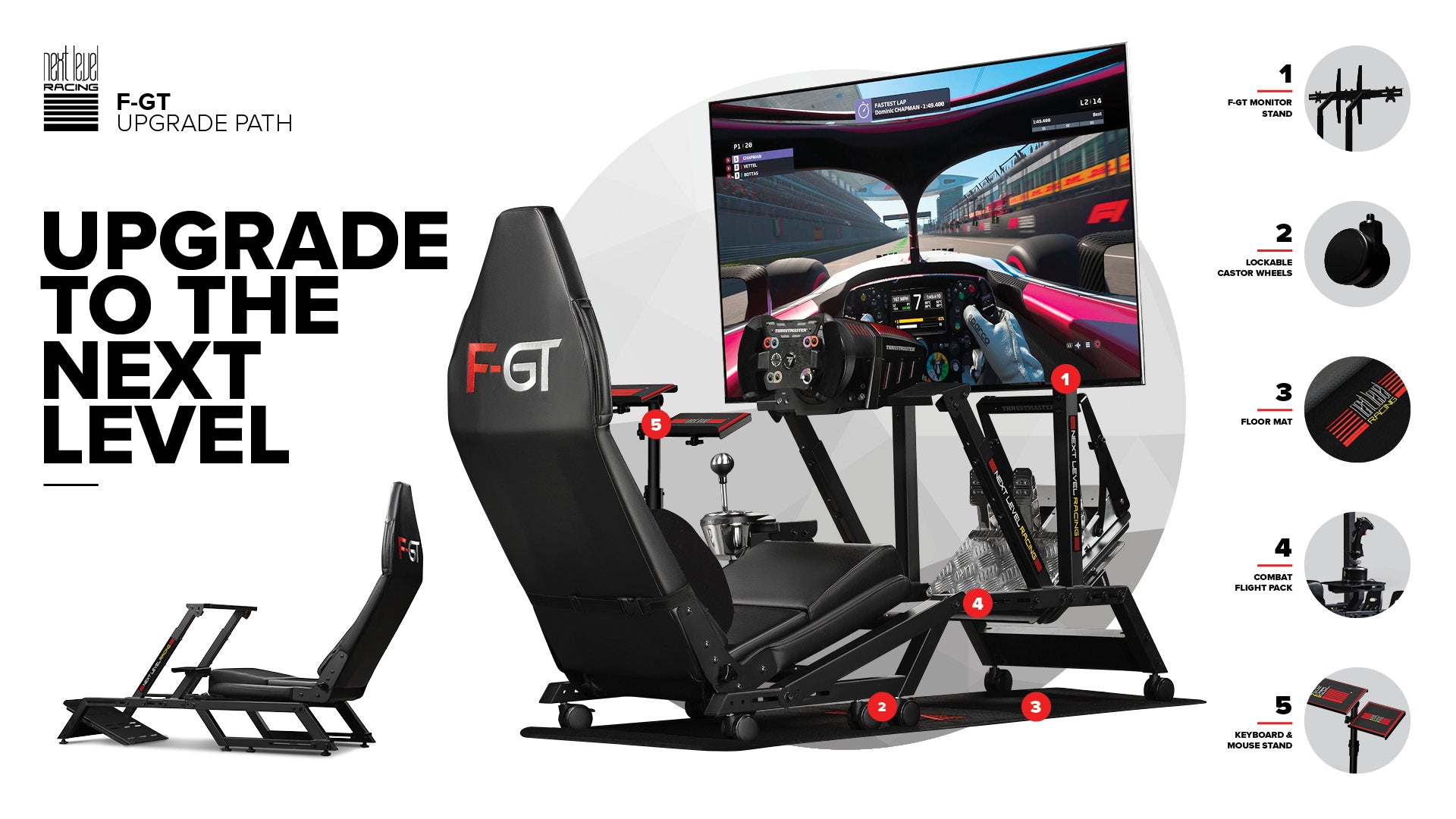 F-GT Formula And GT Simulator Cockpit