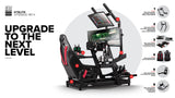 GTElite Aluminium Simulator Cockpit - Wheel Plate Edition