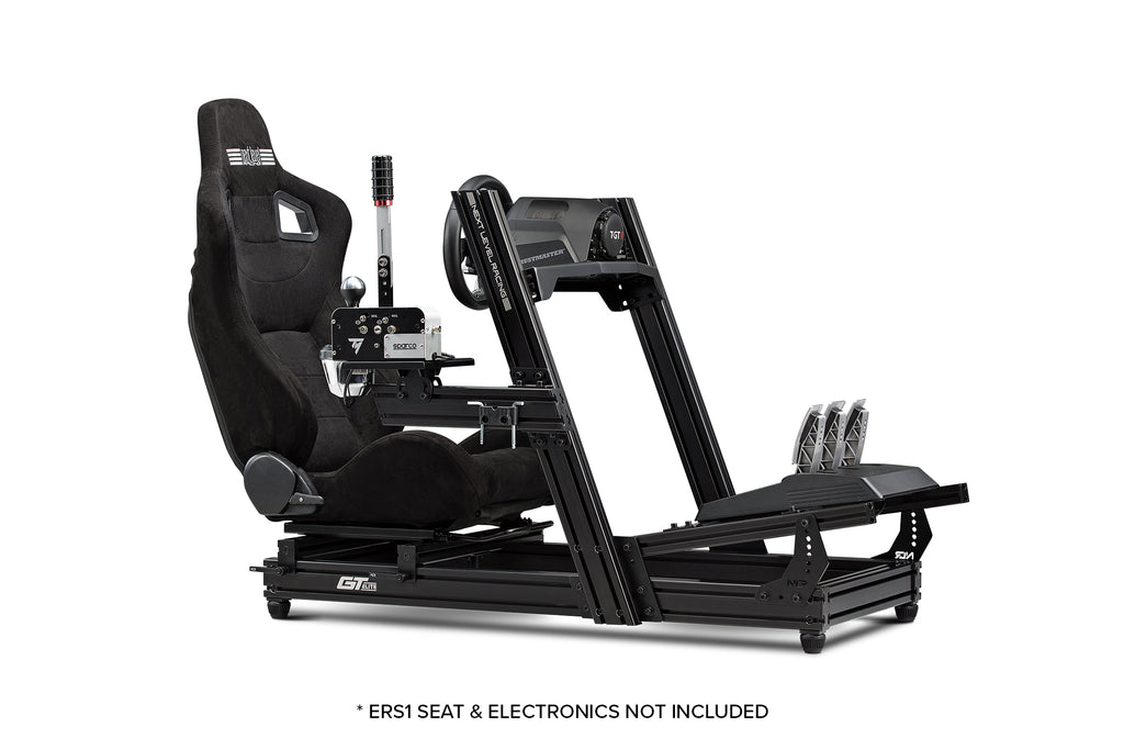 GTElite Aluminium Simulator Cockpit - Wheel Plate Edition