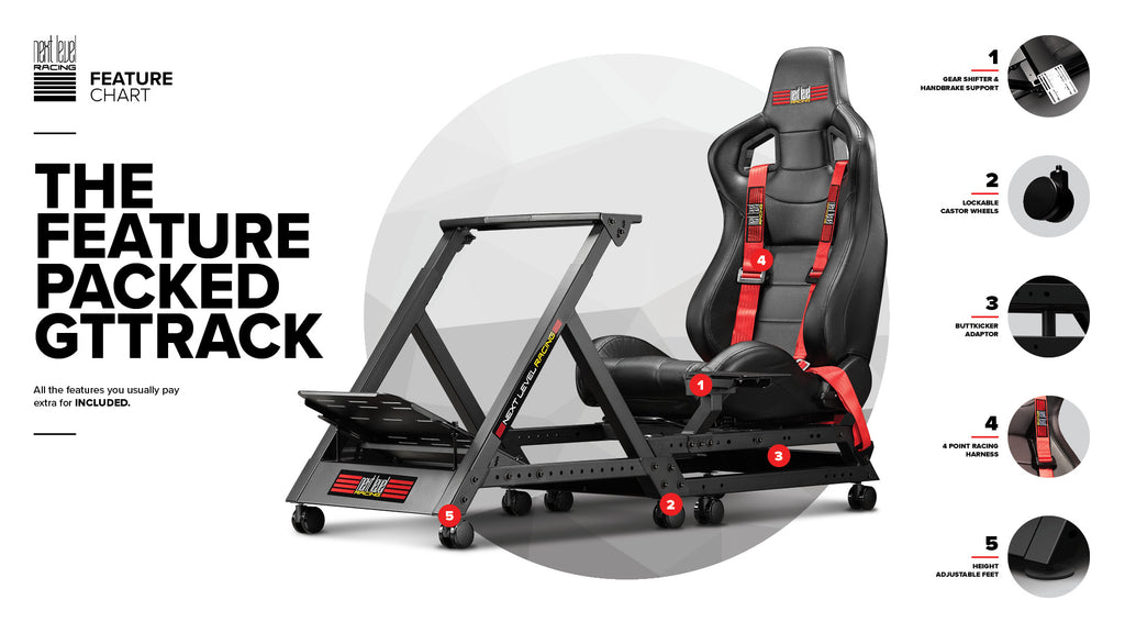 GTtrack Racing Simulator Cockpit