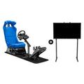Pack Cockpit Rally Azul + Soporte TV