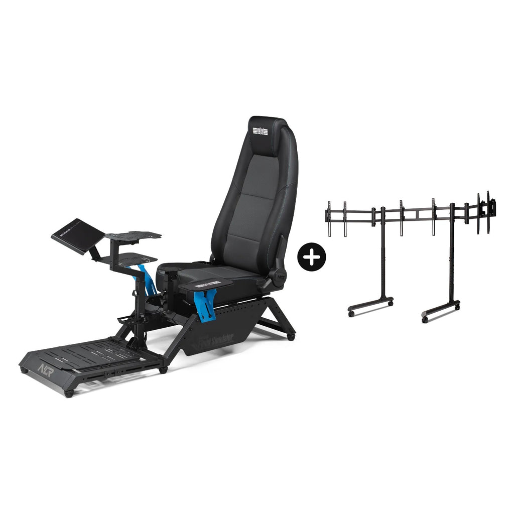 Pack Flight Simulator MSFS Edition + Round Tube Triple Monitor Stand