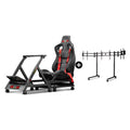 Pack GTtrack + Round Tube Triple Monitor Stand