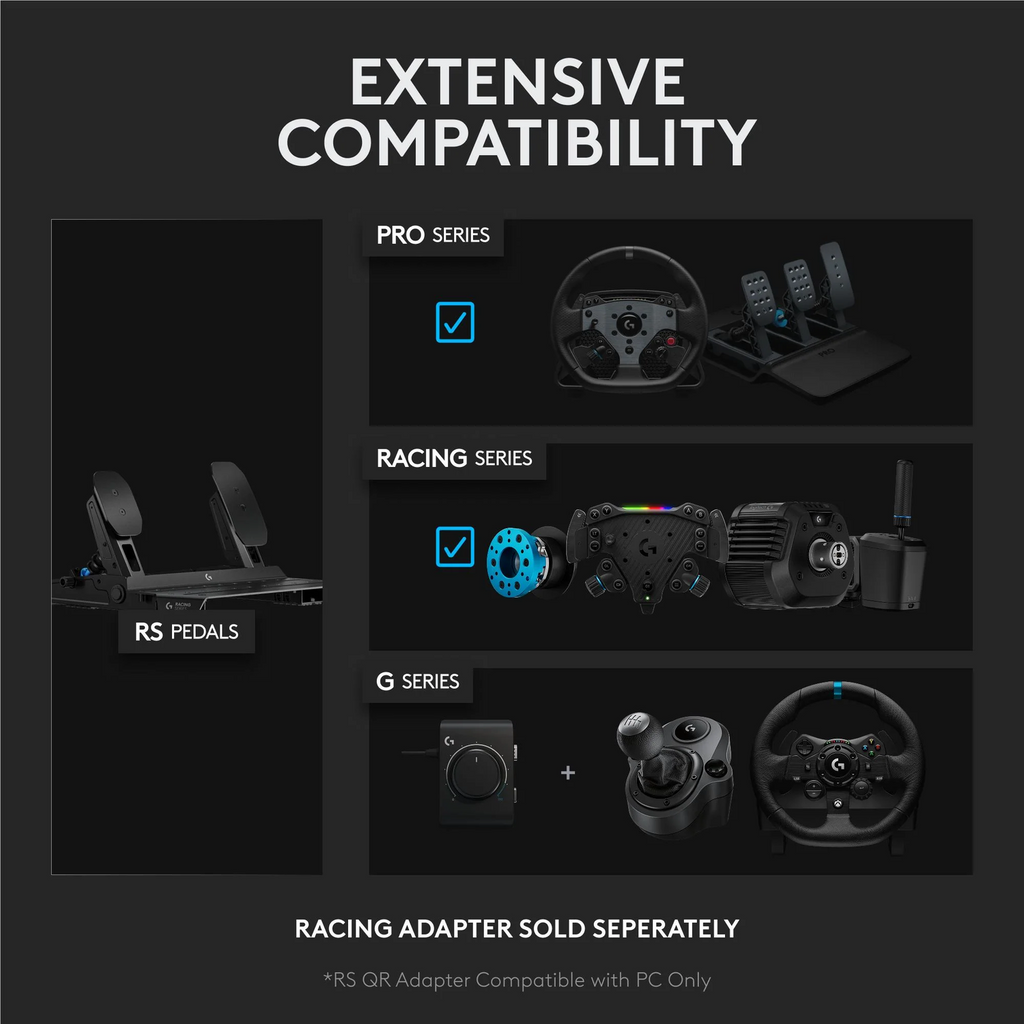 Pedales Célula de Carga Logitech RS