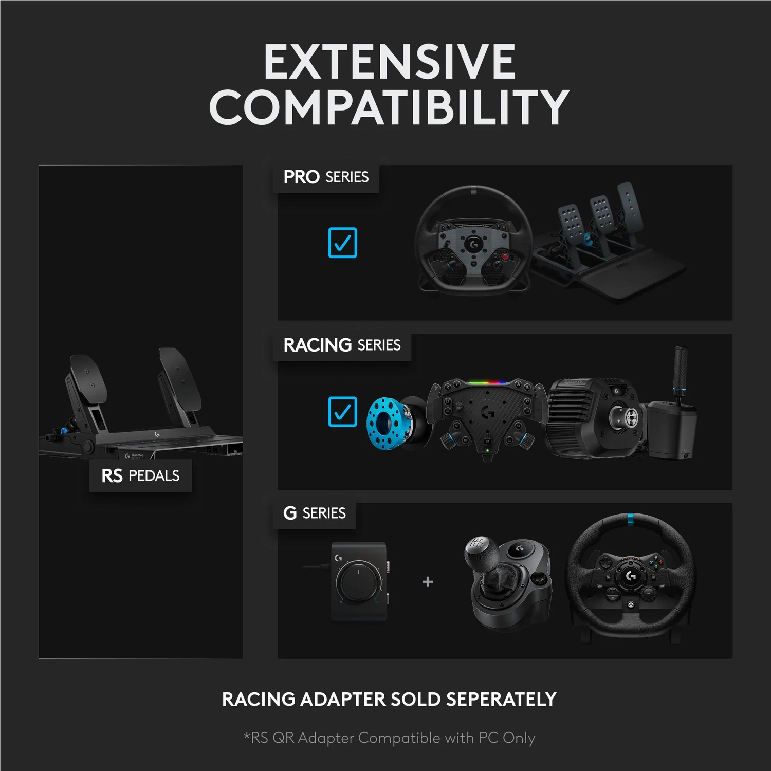 Pedales Célula de Carga Logitech RS